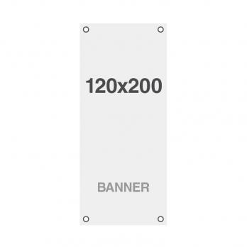 Ekonomická bannerová tlač Symbio 510g/m2, 1200x2000mm, všité oká